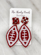 Load image into Gallery viewer, Fancy Like Football Beaded Earrings