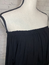 Load image into Gallery viewer, Hustle Black Ruffle Dress