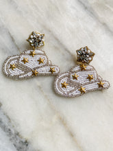 Load image into Gallery viewer, Yeehaw Beaded Cowgirl Hat Earrings