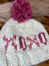 Load image into Gallery viewer, Huggalugs Valentines Day XOXO Knit Beanie Hat