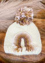 Load image into Gallery viewer, Huggalugs Rainbow Knit Beanie Hat