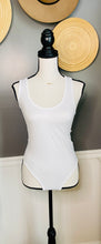 Load image into Gallery viewer, Feeling Fine White Bodysuit Tank