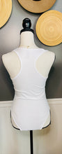 Load image into Gallery viewer, Feeling Fine White Bodysuit Tank