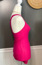 Load image into Gallery viewer, Feeling Happy Hot Pink Tank