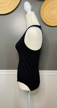 Load image into Gallery viewer, Feeling Fine Black Bodysuit Tank