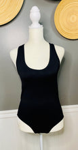 Load image into Gallery viewer, Feeling Fine Black Bodysuit Tank