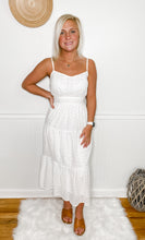 Load image into Gallery viewer, Eyelet You Know Midi Dress