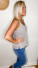 Load image into Gallery viewer, Lights Out Gray Cami Tank