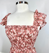 Load image into Gallery viewer, Sunshine And Happiness Smocked Floral Midi Dress