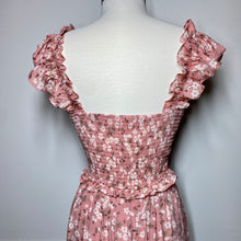 Load image into Gallery viewer, Sunshine And Happiness Smocked Floral Midi Dress