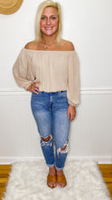 Load image into Gallery viewer, Beige All The Way Off The Shoulder Top