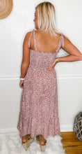 Load image into Gallery viewer, Let's Talk About It Tie Straps Smocked Dress