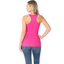 Load image into Gallery viewer, Feeling Happy Hot Pink Tank