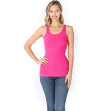 Load image into Gallery viewer, Feeling Happy Hot Pink Tank