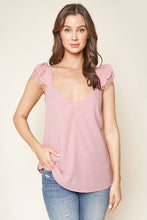 Load image into Gallery viewer, Feeling Flirty Eyelet Lace Tank