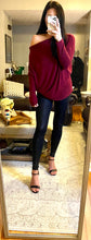 Load image into Gallery viewer, Scarlet Feelings Dolman Sweater
