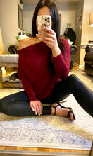Load image into Gallery viewer, Scarlet Feelings Dolman Sweater