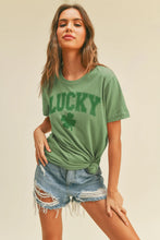 Load image into Gallery viewer, Lucky Green Retro Tee