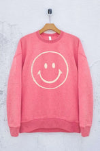 Load image into Gallery viewer, Happy Days Smiley Face Pink Sweatshirt