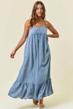 Load image into Gallery viewer, A Little Bit Country Denim Midi Dress
