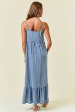 Load image into Gallery viewer, A Little Bit Country Denim Midi Dress

