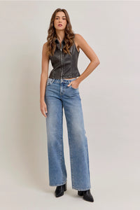 Hidden Jeans Alex Mid Rise Wide Leg