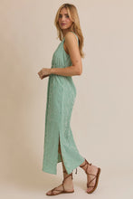 Load image into Gallery viewer, All For The Green Pin Striped Midi Dress
