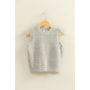 Sleeveless Soft Sweater
