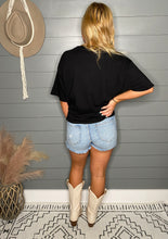 Load image into Gallery viewer, Last Night Black Wallen Long Cropped Tee
