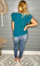 Load image into Gallery viewer, Back To Business Ruffle Sleeve Top
