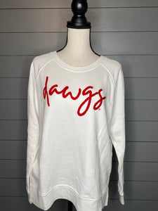 Stewart Simmons UGA Dawgs Embroidered Sweatshirt