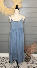 Load image into Gallery viewer, A Little Bit Country Denim Midi Dress
