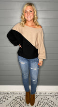 Load image into Gallery viewer, Geometric Color Block Sweater
