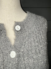 Load image into Gallery viewer, Textured Sweater Button Front Cardigan
