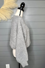 Load image into Gallery viewer, Textured Sweater Button Front Cardigan

