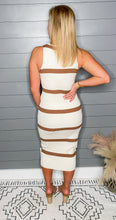 Load image into Gallery viewer, Vacation Is Calling Striped Midi Bodycon Dress
