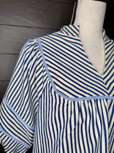 Load image into Gallery viewer, Charleston Striped Balloon Sleeve Top
