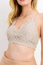 Load image into Gallery viewer, Tan Lace Bralette
