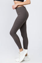 Load image into Gallery viewer, Let&#39;s Get Moving Charcoal Moto Leggings
