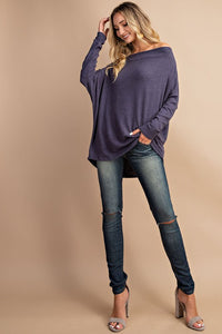 Feeling Blue Navy Dolman Sweater