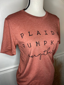 Plaid & Pumpkin Everything T-Shirt