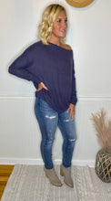 Load image into Gallery viewer, Feeling Blue Navy Dolman Sweater
