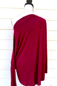 Scarlet Feelings Dolman Sweater