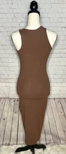 Load image into Gallery viewer, Mocha Latte Bodycon Midi Tank Dress
