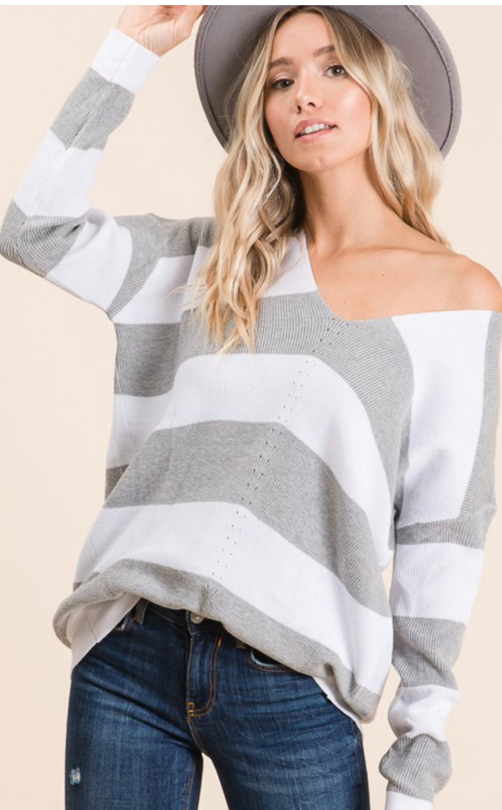 Stripe This Way Sweater