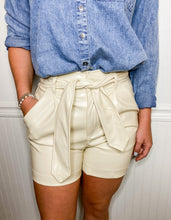 Load image into Gallery viewer, The Weekend Is Here Faux Leather Shorts
