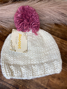 Huggalugs Valentines Day XOXO Knit Beanie Hat