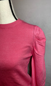 Hot Pink For Spring Soft Knit Sweater