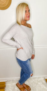 Subtle And Soft Gray Tunic