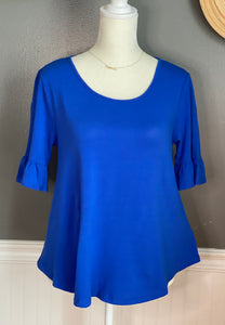 Day Dreaming Flutter Sleeve Top